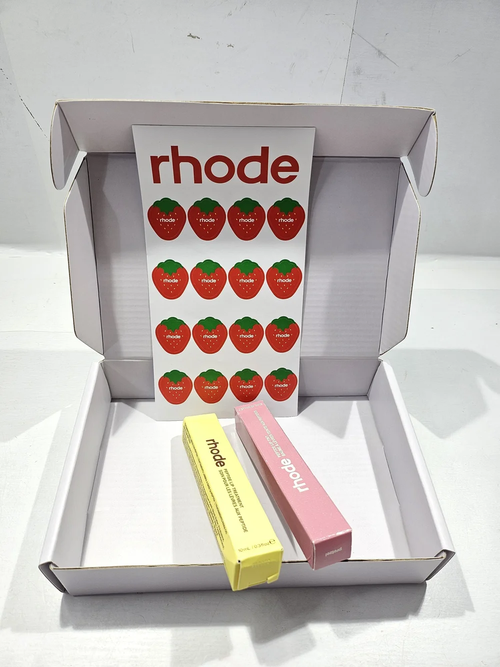 RHODE PEPTIDE LIP TINT LIMITED EDITION PRETZEL/LIP TREATMENT CARAMELIZED BANANA